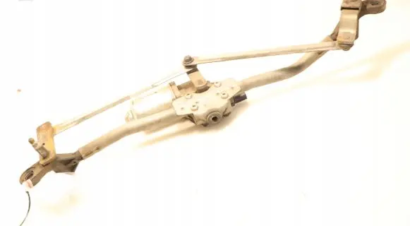 Front wiper linkage and motor