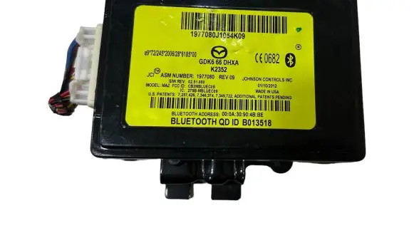 Mazda 6 Bluetooth control unit module GDK666DHXA