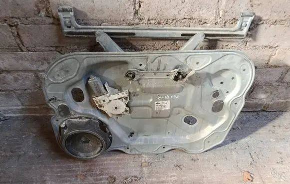 Ford C-MAX I Front door window regulator with motor 994757103
