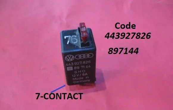 Audi 100 S4 C4 ABS relay 443927826 897144