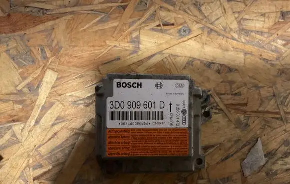 Volkswagen Touareg I Airbag control unit/module 3D0909601D