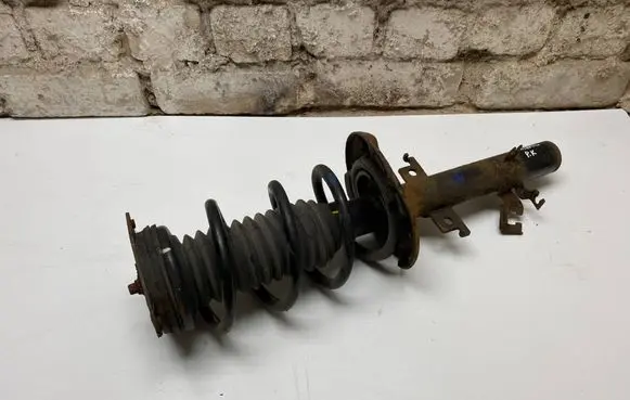 Front shock absorber with coil spring