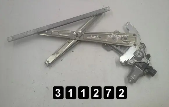 Mitsubishi i-MiEV Front door window regulator with motor 