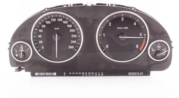BMW 5 F10 F11 Speedometer (instrument cluster) 9348714