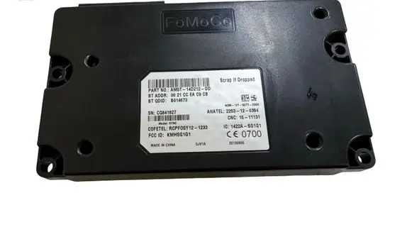 Ford Fiesta Bluetooth control unit module AM5T14D212DD 1422ASG1G1 B014673