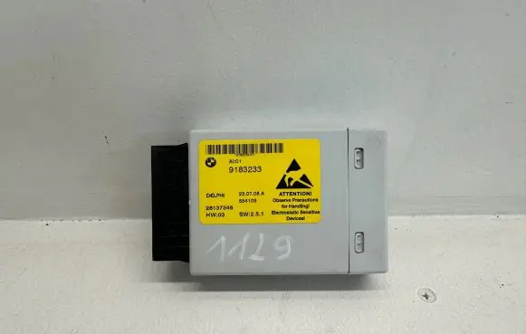 BMW 5 E60 E61 Center console control module 9183233 28137346 554109