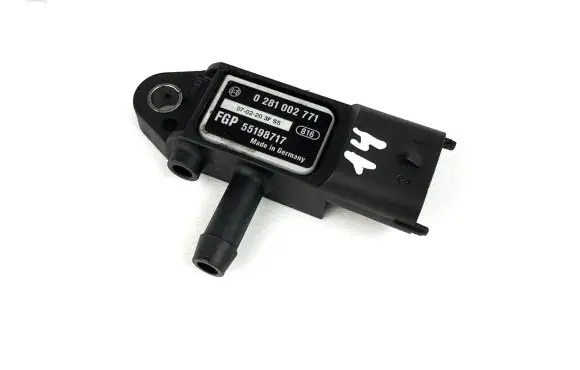 Opel Meriva A Exhaust gas pressure sensor 0281002771 55198717