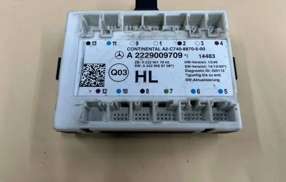 Mercedes-Benz S X222 Maybach Door control unit/module A2229009709 A2229017602