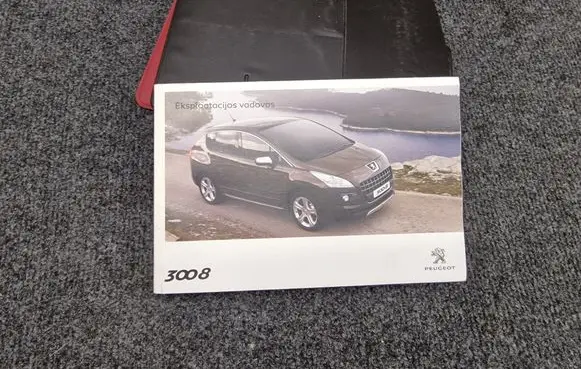 Peugeot 3008 I Owners service history hand book 