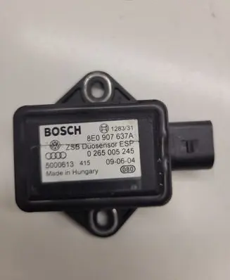 Audi A4 S4 B6 8E 8H ESP acceleration yaw rate sensor 0265005245 8E0907637A