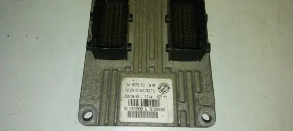 Fiat Panda III Engine control unit/module ECU 51886080 8SM1966L BC0105939A