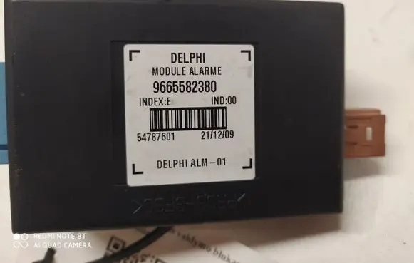 Citroen C5 Alarm control unit/module 9665582380