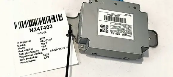 Peugeot 508 II Central body control module 9832332880