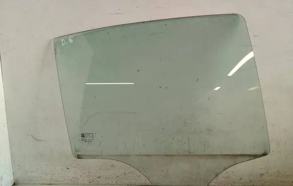 Opel Corsa D Rear door window glass DOT249AS2M235 E000269 43R001142
