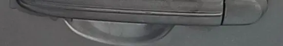 Fiat Marea Front door exterior handle Pilka