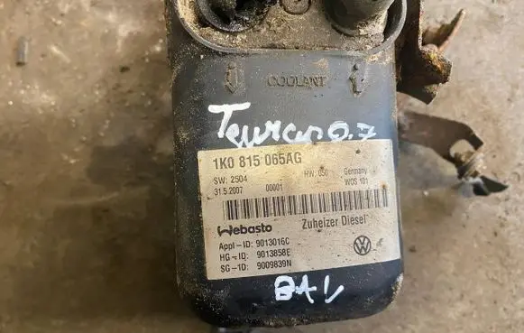 Volkswagen Touran I Auxiliary pre-heater (Webasto) 000018031232 9013858E