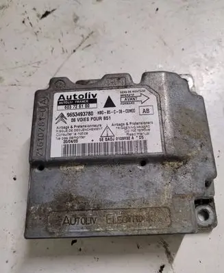 Citroen C4 I Airbag control unit/module 9653493780