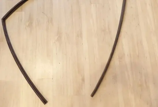 Honda FR-V Front door glass trim molding