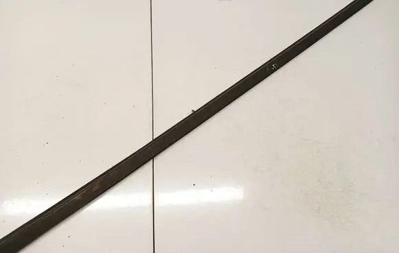 Volkswagen Sharan Rear door glass trim molding 