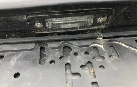 Volkswagen Golf IV Number plate light
