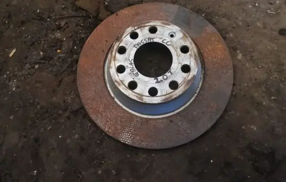 Volkswagen PASSAT CC Rear brake disc