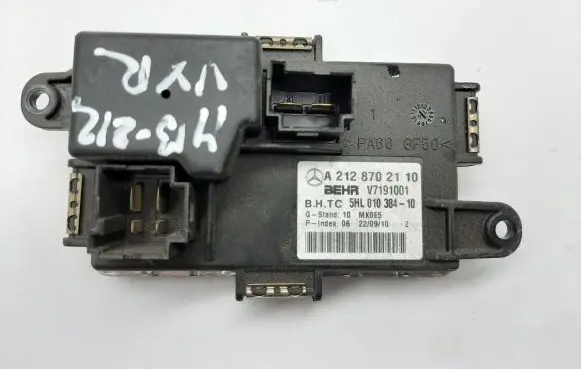Mercedes-Benz E W212 Heater blower motor/fan resistor A2128702110