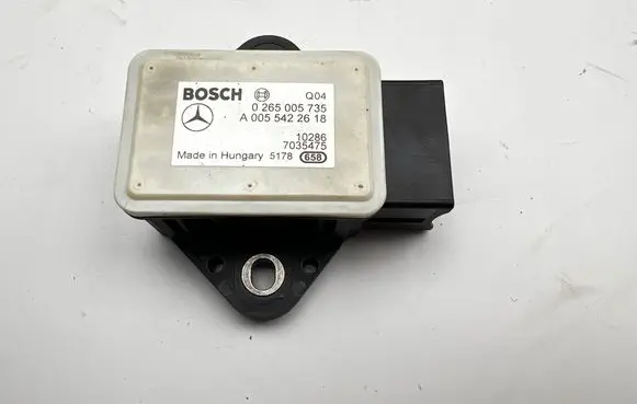 Mercedes-Benz E W212 ESP acceleration yaw rate sensor 0265005735 A0055422618