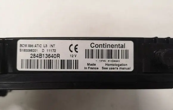 Renault Scenic III - Grand scenic III Comfort/convenience module A2C53284891 S180098201 D11172