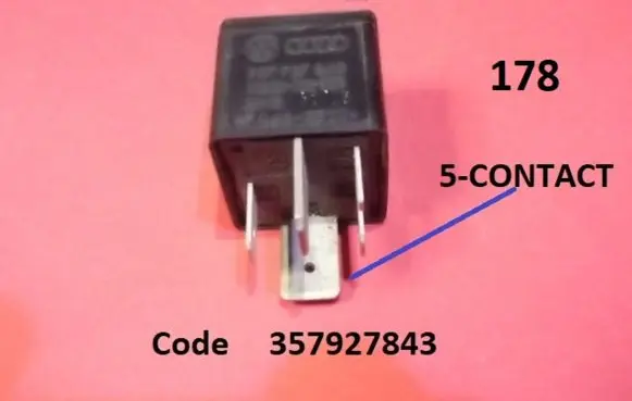 Volkswagen Golf III ABS relay 357927843 178