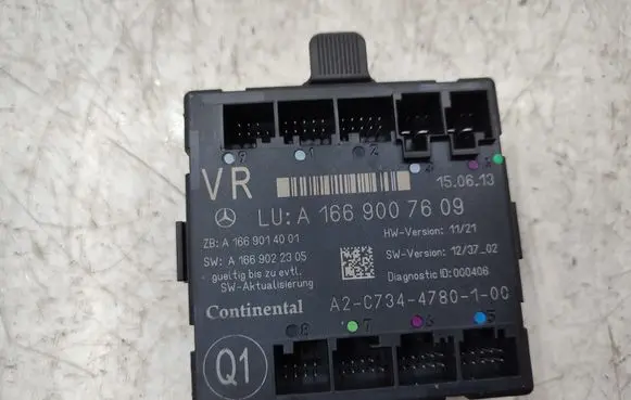 Mercedes-Benz ML W166 Door control unit/module A1669007609