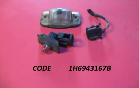 Number plate light