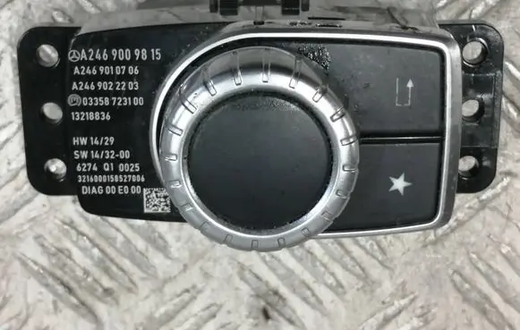 Mercedes-Benz A W176 Multifunctional control switch/knob A2469009815 A2469022203 A2469010706