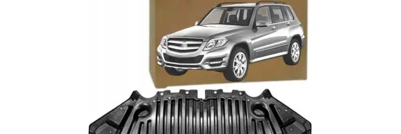 Mercedes-Benz GLK (X204) Front bumper skid plate/under tray A2045201523