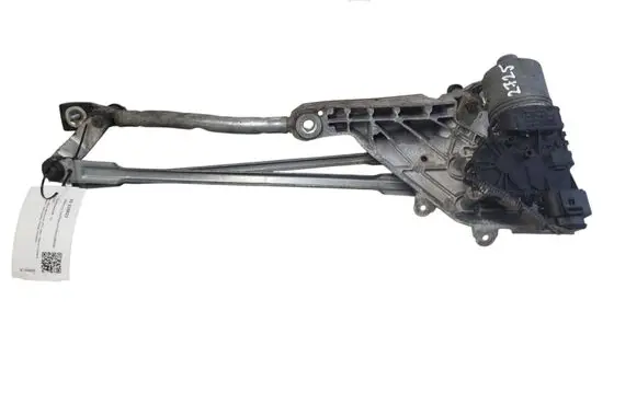 Front wiper linkage and motor