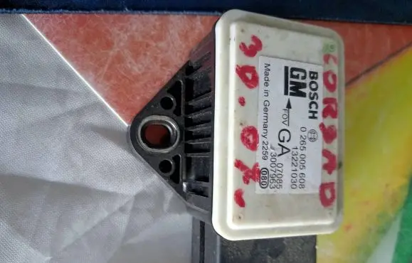 Opel Corsa D ESP acceleration yaw rate sensor 13221030