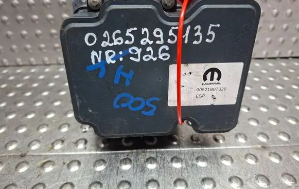 Fiat 500 ABS control unit/module S27624926 52180732 0265295135