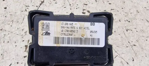 Opel Astra H ESP acceleration yaw rate sensor 13208665