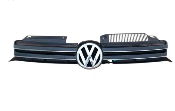 Volkswagen Golf VI Front bumper upper radiator grill 1K9853653A