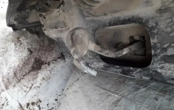 Renault Clio II Rear door check strap stopper