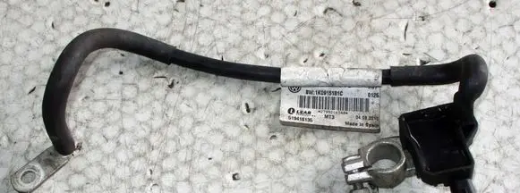 Volkswagen PASSAT B6 Negative earth cable (battery) 1K0915181C