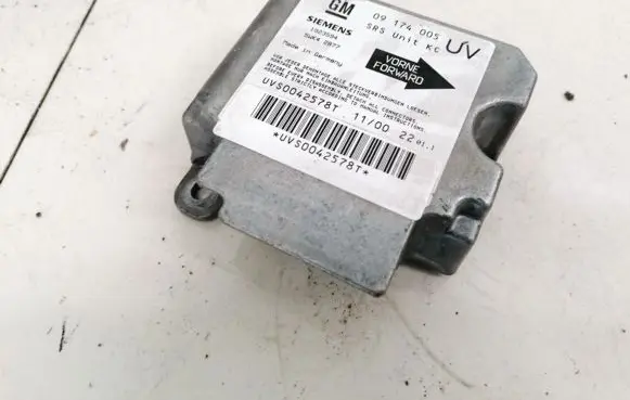 Opel Zafira A Airbag control unit/module 09174005 09174005UV