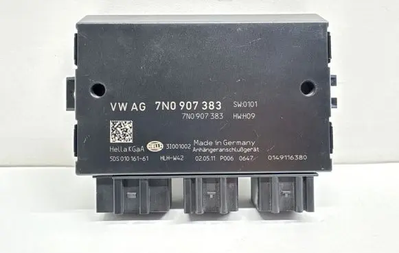 Volkswagen PASSAT B7 Tow bar trailer control unit/module 7N0907383 5DS01016161