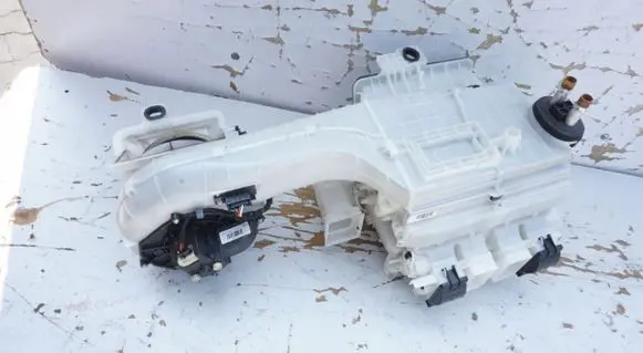 Interior heater climate box assembly