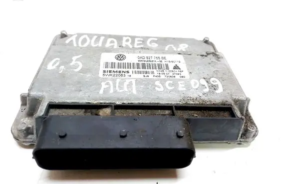 Volkswagen Touareg I Gearbox control unit/module 0AD927755BE