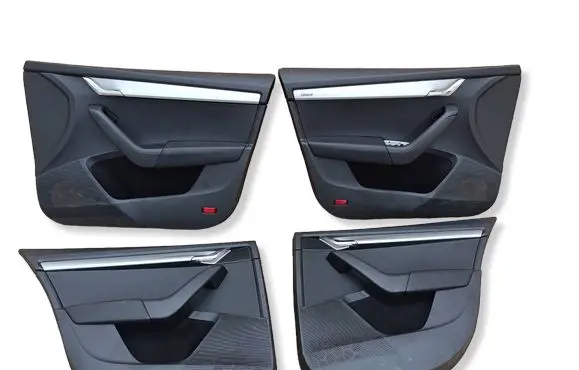 Skoda Octavia Mk3 (5E) Rear door card panel trim 5E0867187 5E0867197