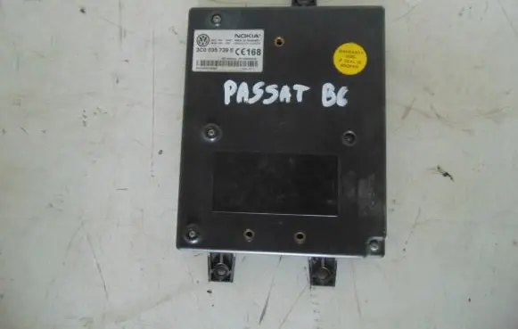 Volkswagen PASSAT B6 Bluetooth control unit module 3C0035729E