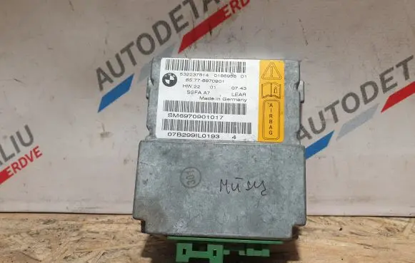 BMW 7 E65 E66 Airbag control unit/module 6970901 65776970901