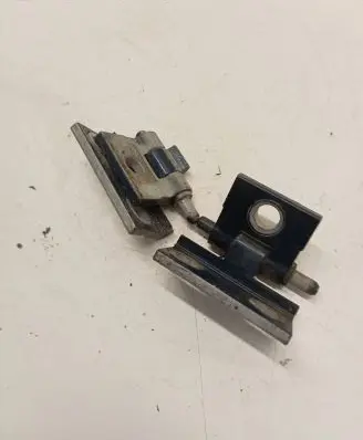 Rear door hinge set