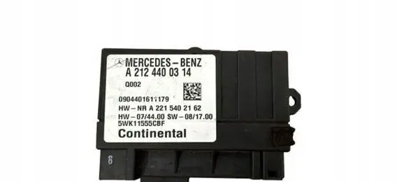 Mercedes-Benz E W212 Fuel injection pump control unit/module A2124400314
