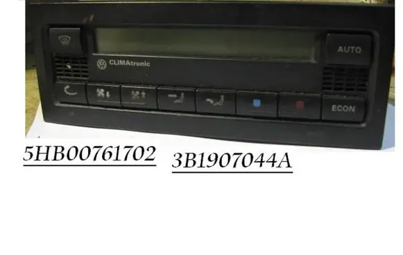 Volkswagen Golf IV Climate control unit 5HB00761702 3B1907044A